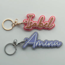 Load image into Gallery viewer, Triple Layer Keyring - Personalised
