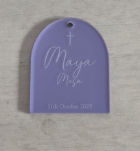 Load image into Gallery viewer, Christening Candle Tag - Personalised