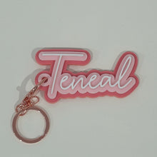 Load image into Gallery viewer, Triple Layer Keyring - Personalised