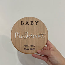 Load image into Gallery viewer, Pregnancy Announcement Sign - Personalised