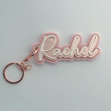 Load image into Gallery viewer, Triple Layer Keyring - Personalised