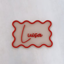 Load image into Gallery viewer, Wavy Event Place Cards - Personalised
