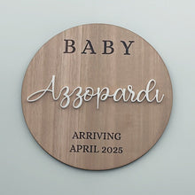 Load image into Gallery viewer, Pregnancy Announcement Sign - Personalised