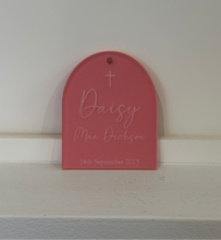 Load image into Gallery viewer, Christening Candle Tag - Personalised