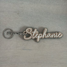 Load image into Gallery viewer, Triple Layer Keyring - Personalised