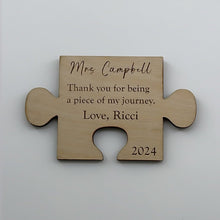 Load image into Gallery viewer, Teacher Personalised Thank You Magnet