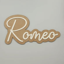 Load image into Gallery viewer, Wooden Name Wall Sign - Personalised