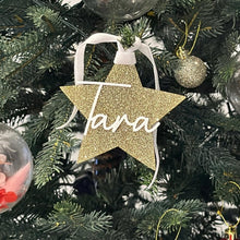Load image into Gallery viewer, Star Christmas Ornament - Personalised