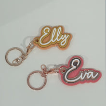 Load image into Gallery viewer, Triple Layer Keyring - Personalised
