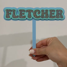 Load image into Gallery viewer, Groovy Name Cake Topper - Personalised
