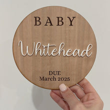 Load image into Gallery viewer, Pregnancy Announcement Sign - Personalised
