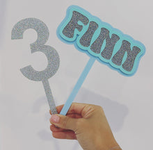 Load image into Gallery viewer, Groovy Name Cake Topper - Personalised