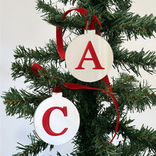 Load image into Gallery viewer, Letter Christmas Ornament- Personalised