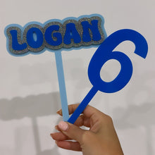 Load image into Gallery viewer, Groovy Name Cake Topper - Personalised