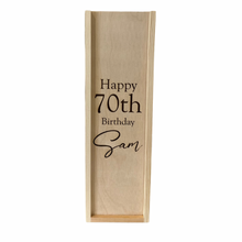 Load image into Gallery viewer, Milestone Birthday Bottle Gift Box - Personalised
