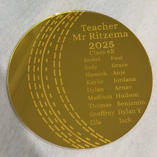 Load image into Gallery viewer, Cricket Coach Personalised Gift Plaque - Acrylic