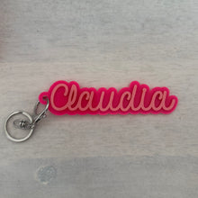 Load image into Gallery viewer, Cursive Personalised Keyring