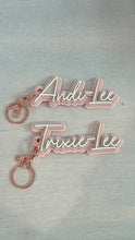 Load image into Gallery viewer, Triple Layer Keyring - Personalised