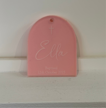 Load image into Gallery viewer, Christening Candle Tag - Personalised