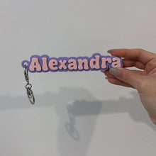 Load image into Gallery viewer, Groovy Keyring - Personalised