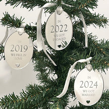 Load image into Gallery viewer, Wedding Christmas Ornament Set