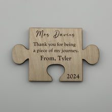 Load image into Gallery viewer, Teacher Personalised Thank You Magnet