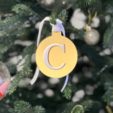 Load image into Gallery viewer, Letter Christmas Ornament- Personalised