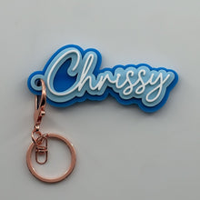 Load image into Gallery viewer, Triple Layer Keyring - Personalised