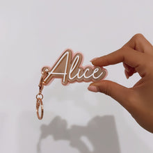 Load image into Gallery viewer, Triple Layer Keyring - Personalised