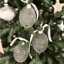 Load image into Gallery viewer, Wedding Christmas Ornament Set