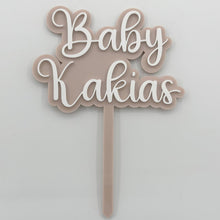 Load image into Gallery viewer, Baby Shower Cake Topper - Personalised
