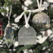 Load image into Gallery viewer, Baby's First Christmas Ornament - Frosted