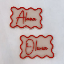 Load image into Gallery viewer, Wavy Event Place Cards - Personalised