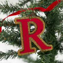 Load image into Gallery viewer, Glitter Letter Christmas Ornament - Personalised