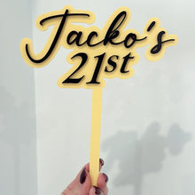 Load image into Gallery viewer, Birthday Cake Topper - Personalised