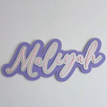 Load image into Gallery viewer, Cursive Name Wall Sign - Personalised