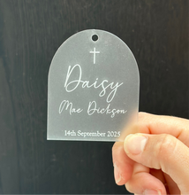 Load image into Gallery viewer, Christening Candle Tag - Personalised