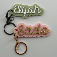 Load image into Gallery viewer, Cursive Personalised Keyring