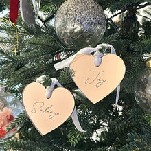 Load image into Gallery viewer, Teacher Heart Christmas Ornament - Personalised