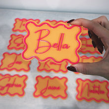 Load image into Gallery viewer, Wavy Event Place Cards - Personalised