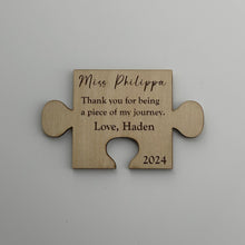 Load image into Gallery viewer, Teacher Personalised Thank You Magnet