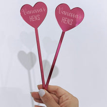 Load image into Gallery viewer, Hens Cocktail Stirrer Set - Personalised