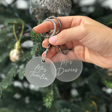 Load image into Gallery viewer, Engraved Custom Keyring