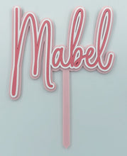 Load image into Gallery viewer, Cursive Name Cake Topper - Personalised