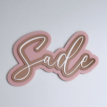 Load image into Gallery viewer, Cursive Name Wall Sign - Personalised