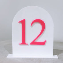 Load image into Gallery viewer, Arch Wedding Table Numbers