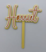 Load image into Gallery viewer, Cursive Name Cake Topper - Personalised