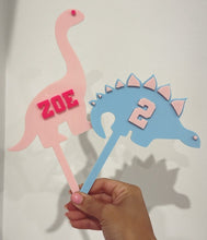 Load image into Gallery viewer, Dinosaur Cake Topper - Personalised