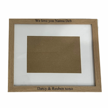 Load image into Gallery viewer, Wooden Photo Frame - Personalised