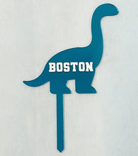 Load image into Gallery viewer, Dinosaur Cake Topper - Personalised